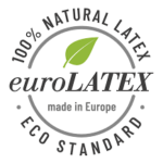 Eco standard Euro Latex. Questa certificazione garantisce l'assenza di schiume sintetiche all'interno del lattice naturale. Garantisce che il lattice è prodotto in Europa
