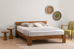 letto legno boho chic